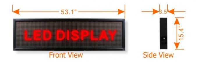 1line Led Sign P10 LED Display Sign, 1-4 Line 128x32 Full Color