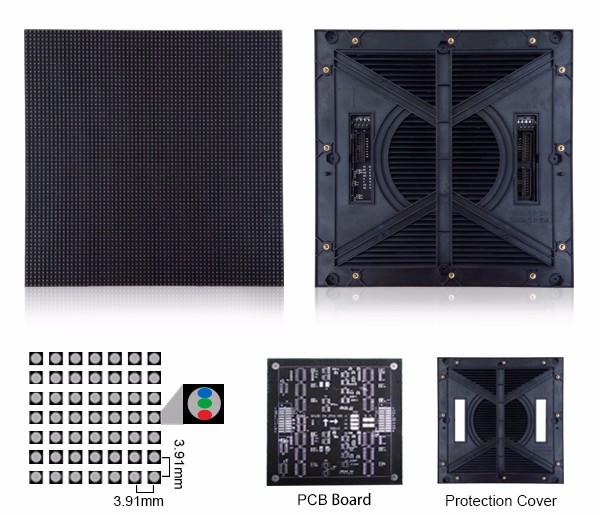 P3.91 pantalla LED Screen Module for Indoor 7