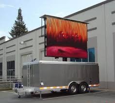 MUENLED-T5 LED Trailer Double Sides LED Screen/outdoor led billboard