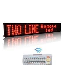 P10 LED Display Sign, 1-4 Line 128x32 Red