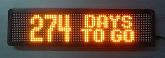 P10 LED Display Sign, 1-4 Line 128x32 Amber
