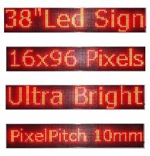 P10 LED Display Sign, 1-8 Line 192x64 RED