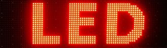P10 LED Display Sign, 1-8 Line 256x64 Amber