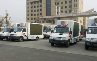 Mobile led truck led display screen