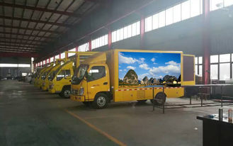 Mobile led truck led display screen
