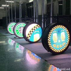 P4.81 Video advertisement outdoor indoor single-sided circular LED display Muen LED