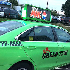 Outdoor car led display/taxi display Muen LED outdoor rental led display