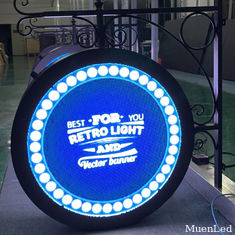 P3.33 double-sided circular LED display advertising indoor/high quality HD video outdoor Chinese supplier Muen LED