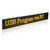 P10 LED Display Sign, 1-4 Line 128x32 Amber aluminum frame cabinet