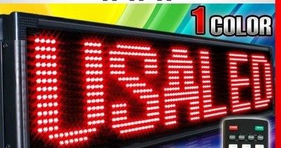 P10 LED Display Sign, 1-8 Line 128x64 Full-Color