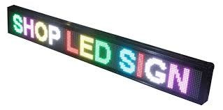 P10 LED Display Sign, 1-8 Line 192x64 Full-Color