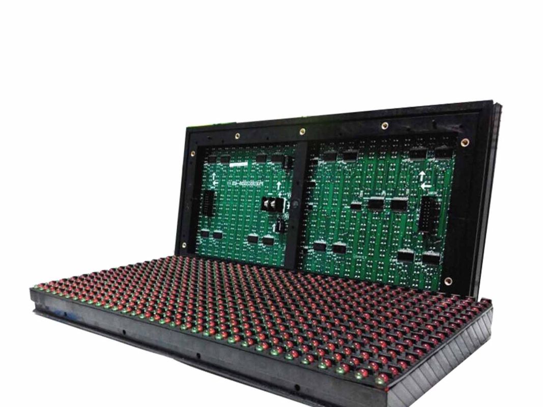 Ph10mm Outdoor Red Color LED Module 320mmx160mm Size