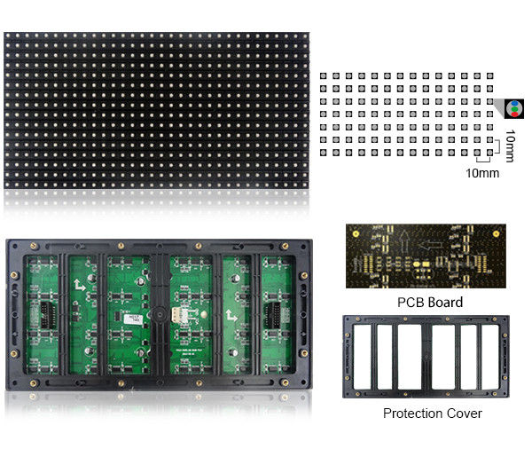 P10 Outdoor led display module full color SMD3535